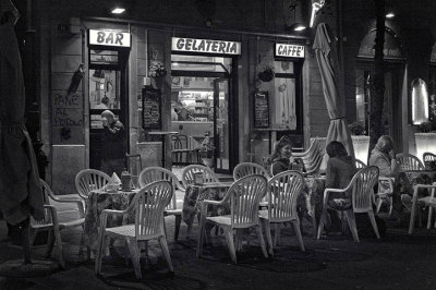 A street of gelaterie