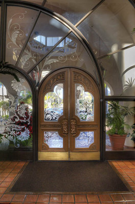 Lobby doorway - Fess Parker Resort