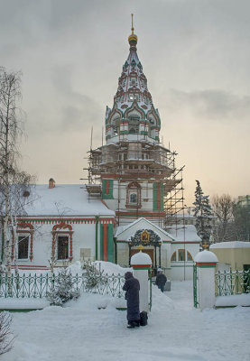 Church front and main tower