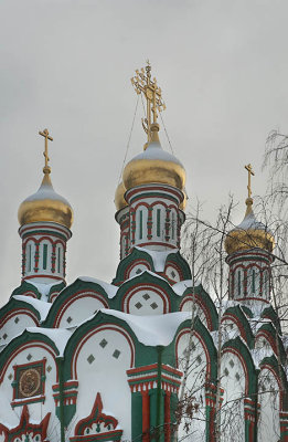 Domes of of St. Nicholas in Khamovniki  