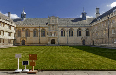 Wadham College is now open