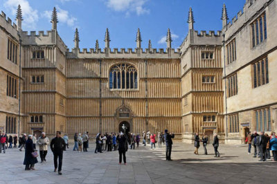 The Divinity School as seen from the Tower of the Five Orders