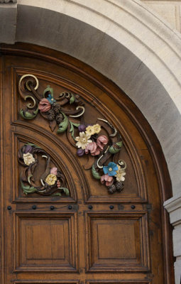Door detail - Hertford College
