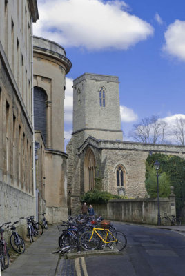 Along Queen's Lane - Looking toward St. Edmund's Hall