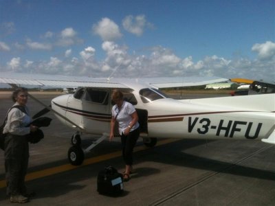 Plane for going back and forth to Gallon Jug