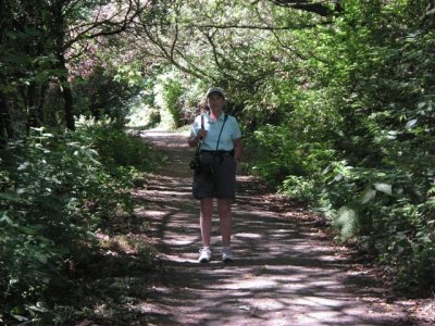 Jane on Bike Trail