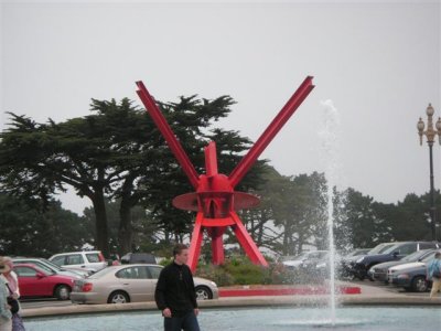 Sculpture outside museum