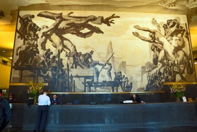 Lobby mural