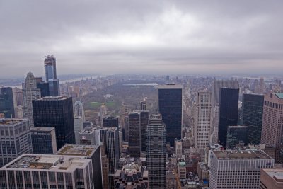 View from 70th floor of Rockefeller Center