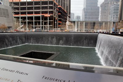 Memorial Pool in footprint of World Trade Center