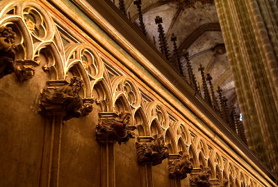 Barcelona's cathedral, gothic ornament