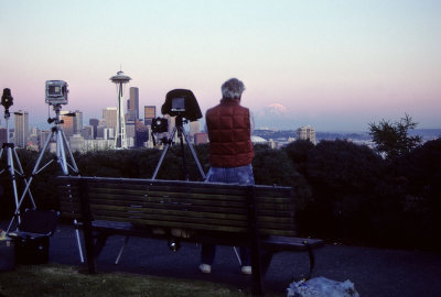 Photographer shooting Seattle