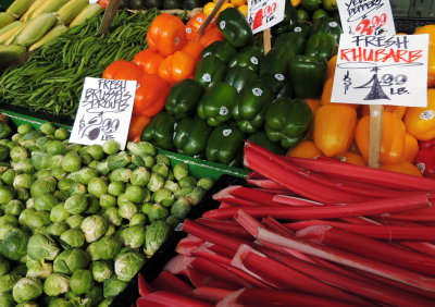 I took pic of all the healthy veggies and then bought a donut.