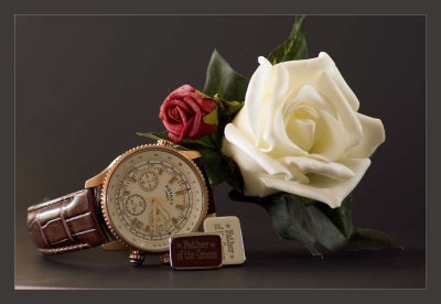 buttonhole with watch