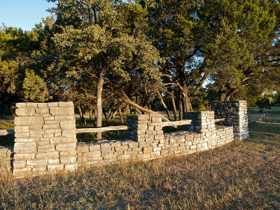 Park entrance fence, left side