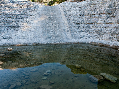 Last spillway, level 3, of dam complex