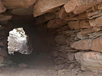 Looking through large culvert