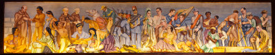Mural painted by Civilian Conservation Corps