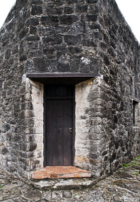Doorway to exhibit building