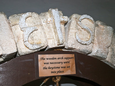 Top of arch detail