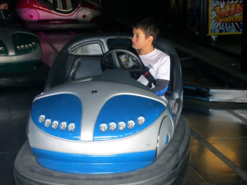 Bumper cars.  Cool driver.