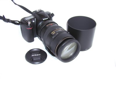 Nikon D50 with Nikon 80-400mm VR lense