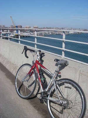 March 7th - Bike Ride, Portland, Maine 70 degrees...