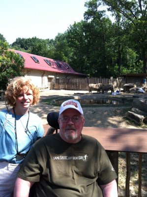 Cleveland Zoo with Mark in June