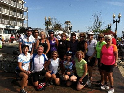 Full Moon Ladies of NH in a ride for Parkinsons