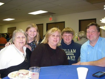 Aunt JoAnn, Samantha, Stacey, Jack and Kenny Klovski
