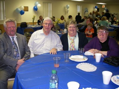 Cousins Brian Klovski and Tom & Shirley Geggie and sister Dee Hickling