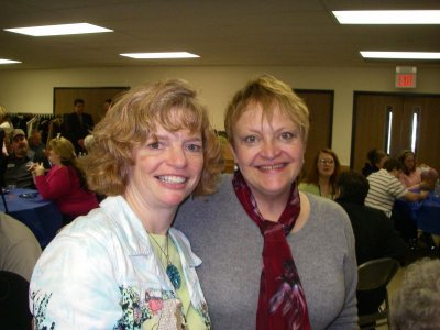 with Carol Trapp Lorimer - childhood family friend