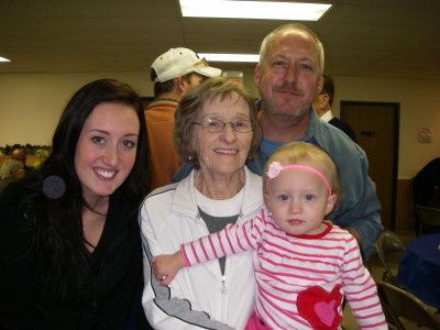 4 Generations of Craigs - Flannery, Faye, Charlotte and Carrick