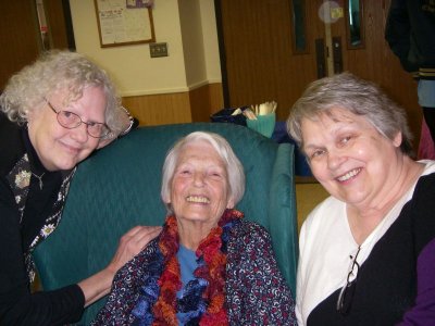 My mom with Aunt JoAnn and her friend Barb