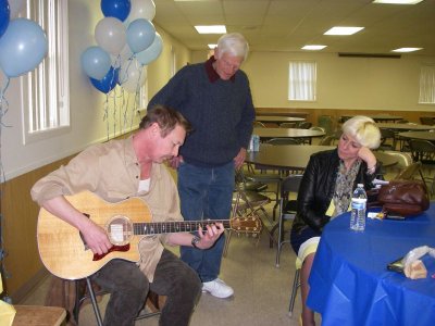Ryan Craig - playing a tune for my mom with my dad and Liz...