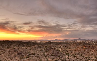 South Mtn HDR Sunset