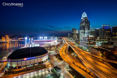 Cincinnati Skyline (Night)