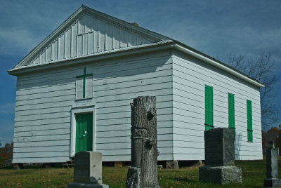 Old Droop Church and Cemetery near Locust Creek Knob tb1012kzr.jpg
