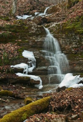 Icy Stream Pouring thru Narrow Mtn Hollow v tb0213kkr.jpg