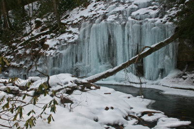 Blue Tinted Ice Scene on North Cherry tb0213bvr.jpg