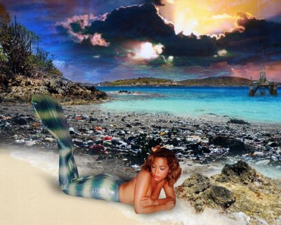 Our Earth's Oceans environmental collage