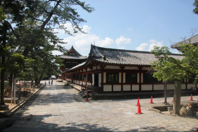 Buildings near the Todaiji Temple.