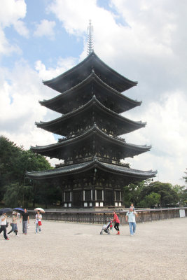 The Five Storied Pagoda, was once considered the symbol of Nara.
