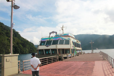 One of  the several pleasure boats and ferries that traverse the lake.