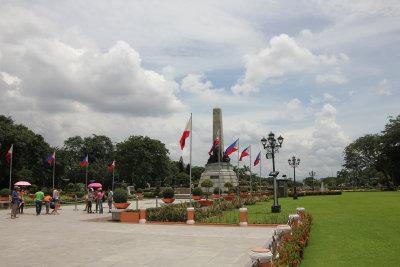 Entrance to Rizal Park, an historical urban park located in the heart of Manila.