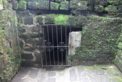Gates of the dungeon where approximately 600 Filipinos died.