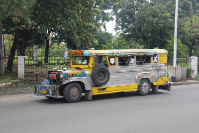 Another one of dozens of jeepneys that passed by.