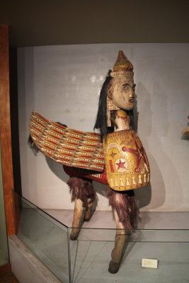 Borak, a mythical figure with the body of a horse and the head of a man.