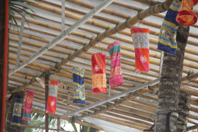 Colorful Philippine lantern designs.