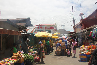 The street was filled with many types of shops.